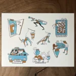 Стикерпак "Кофе вдохновляет каждый день"
