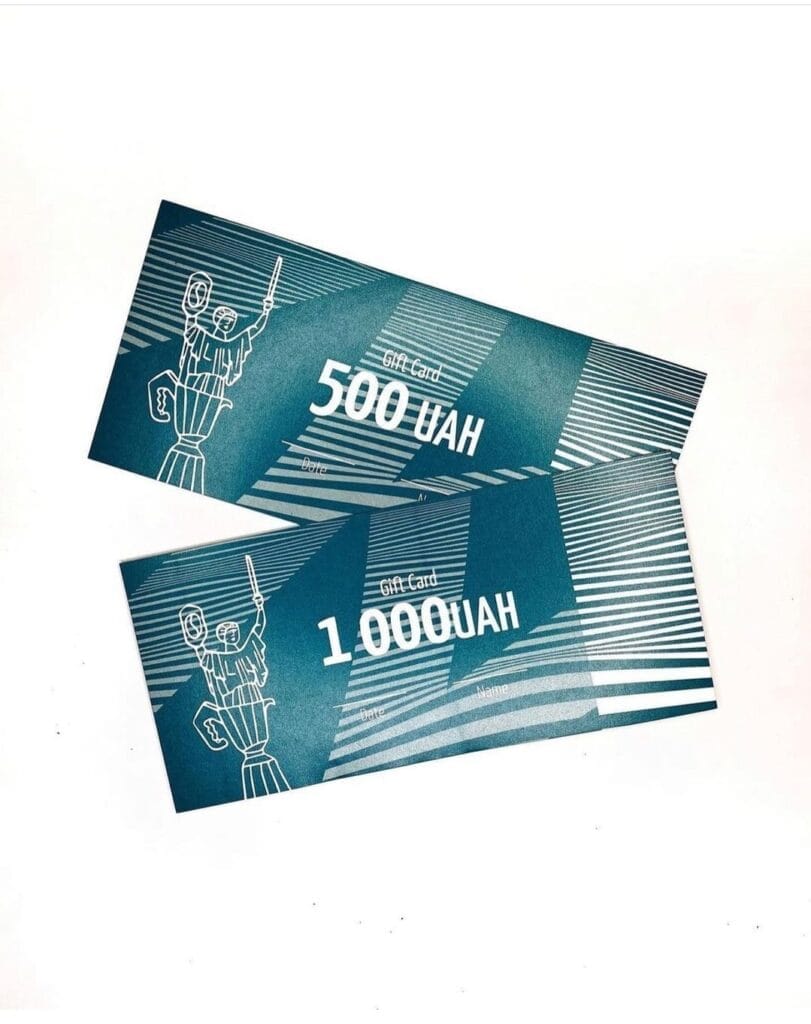 Gift certificate for coffee (500 and 1000 UAH)