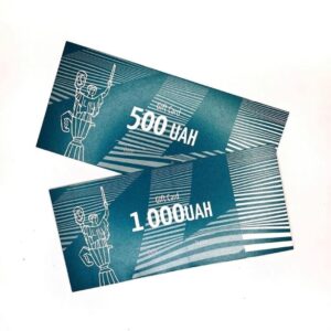 Подарунковий сертифікат на каву (500 і 1000 грн)
