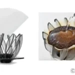Пуровер HARIO V60 Suiren 02 Dripper Black & White воронка лійка для кави