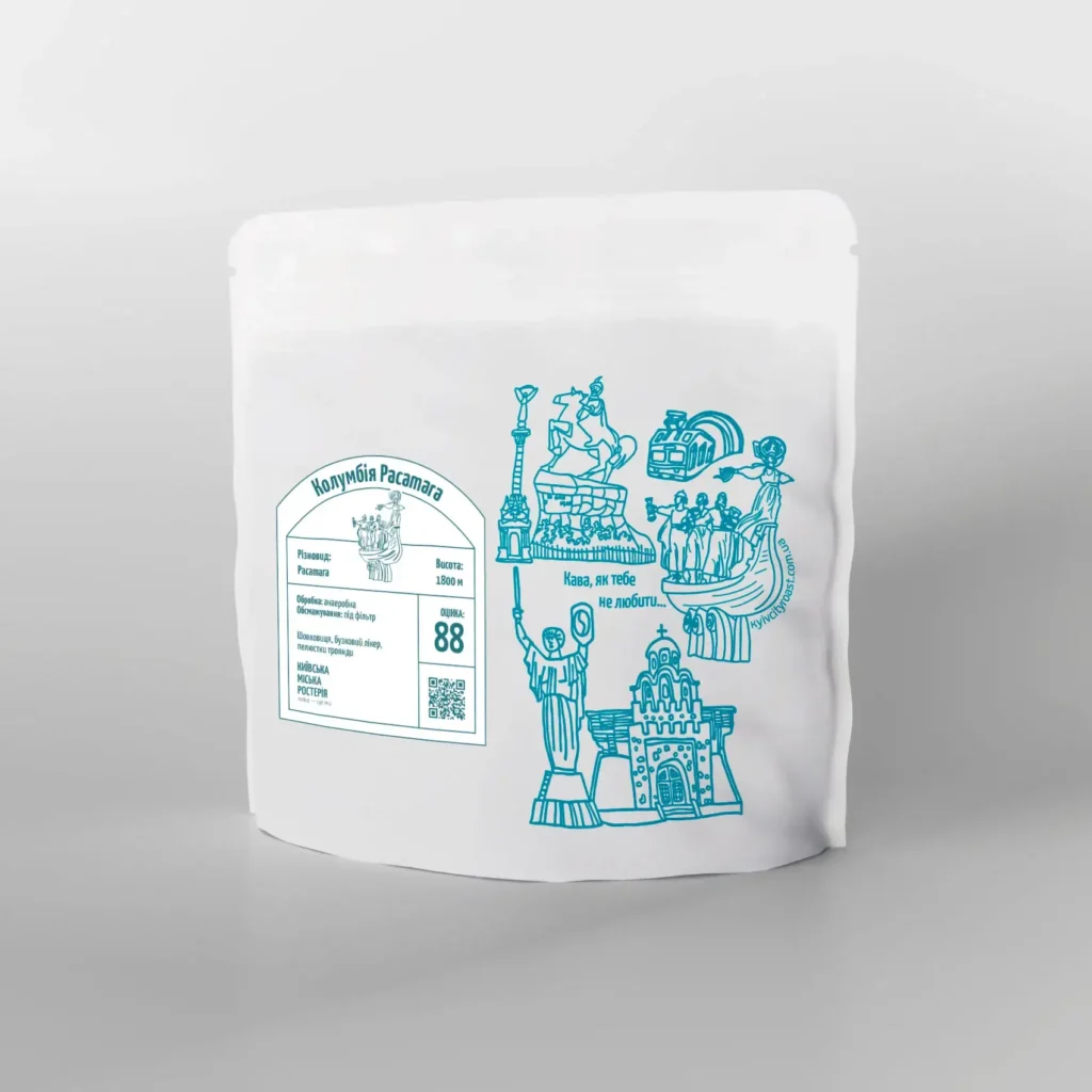 Колумбія Pacamara 250 г, 88 балів під фільтр арабіка кава мікролот